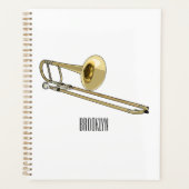 Illustration de dessin animé de Trombone (Devant)