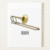 Illustration de dessin animé de Trombone (Dos)