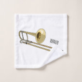 Illustration de dessin animé de Trombone (Gant de toilette)