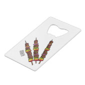 Illustration de dessin animé Kebab ou kabob (Dos Angle)