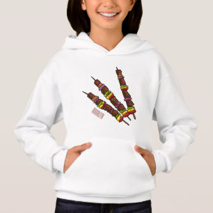 Illustration de dessin animé Kebab ou kabob