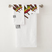 Illustration de dessin animé Kebab ou kabob (En situation)