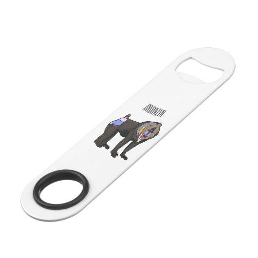 Illustration de dessin animé Mandrill (Dos Angle)