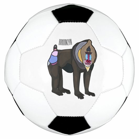Illustration de dessin animé Mandrill (Devant)