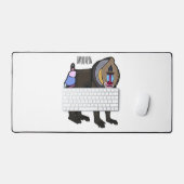 Illustration de dessin animé Mandrill (Clavier et souris)