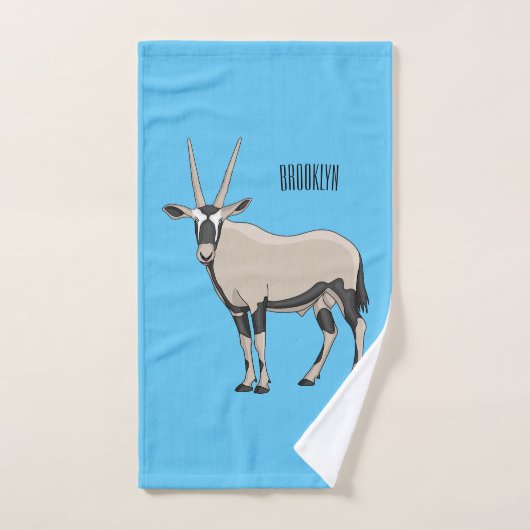 Illustration de dessin animé Oryx (Serviette à main)