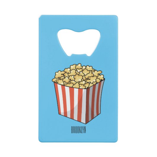 Illustration de dessin animé Popcorn (Devant)