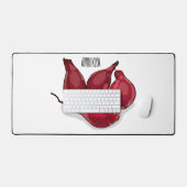 Illustration de dessin animé Shallot (Clavier et souris)