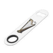 Illustration de dessin animé sur la harpe (Dos Angle)