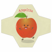 Illustration de dessin animé sur la pomme de danse (Plat)