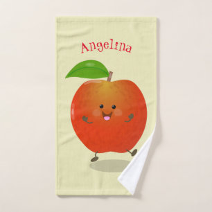 Illustration de dessin animé sur la pomme de danse