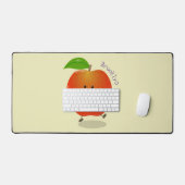 Illustration de dessin animé sur la pomme de danse (Clavier et souris)