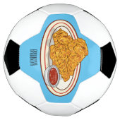 Illustration de dessin animé sur le poulet frit (Tourné)