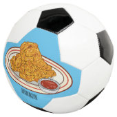 Illustration de dessin animé sur le poulet frit (3/4)