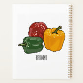 Illustration de dessin de Capsicum (Dos)