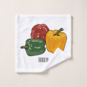 Illustration de dessin de Capsicum (Gant de toilette)