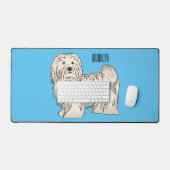 Illustration de dessin de chien de Havan (Clavier et souris)