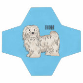Illustration de dessin de chien de Havan (Plat)