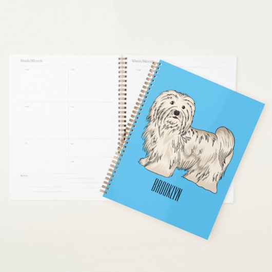 Illustration de dessin de chien de Havan (Devant avec enveloppe)