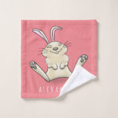 Illustration de dessin de lapin lapin mou (Gant de toilette)