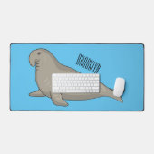 Illustration de dessin de phoque éléphant (Clavier et souris)