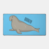 Illustration de dessin de phoque éléphant (Recto)