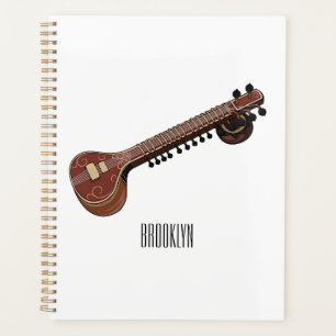 Illustration de dessin de Sitar