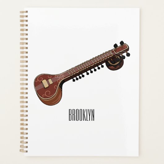 Illustration de dessin de Sitar (Devant)