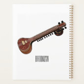 Illustration de dessin de Sitar (Dos)