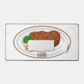 Illustration de dessin de steak (Clavier et souris)