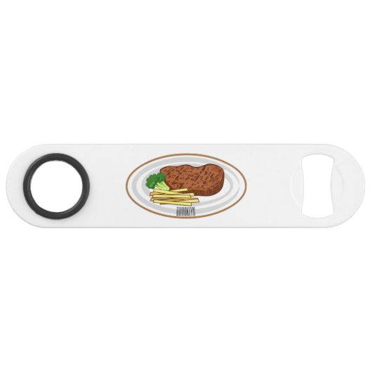 Illustration de dessin de steak (Devant (Horizontal))