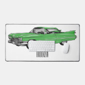 Illustration de dessin de voiture classique 1959 (Clavier et souris)