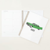 Illustration de dessin de voiture classique 1959 (Devant avec enveloppe)