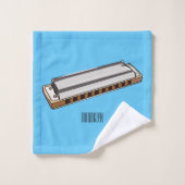 Illustration de dessin d'Harmonica (Gant de toilette)