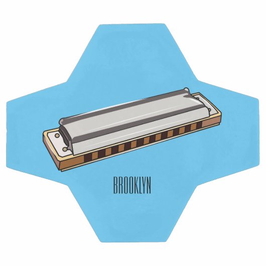 Illustration de dessin d'Harmonica (Plat)