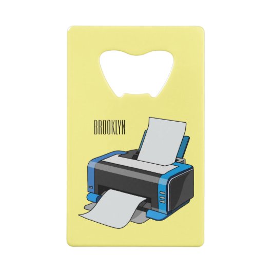 Illustration de dessin d'imprimante (Dos)