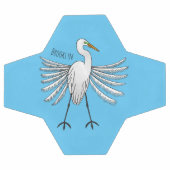 Illustration de dessin d'oiseau de grand feu (Plat)