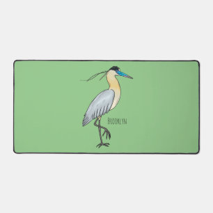 Illustration de dessin d'oiseau de héron plafonné