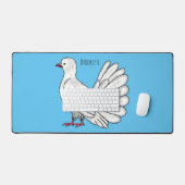 Illustration de dessin d'oiseau pigeon sauvage (Clavier et souris)