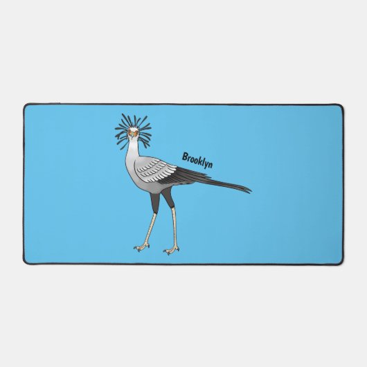 Illustration de dessin du secrétaire pour oiseaux (Recto)