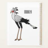 Illustration de dessin du secrétaire pour oiseaux (Dos)