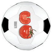 Illustration de dessin sur la tomate (Tourné)