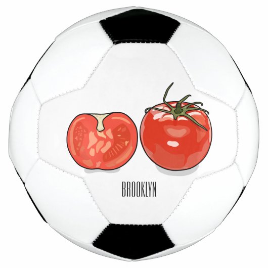 Illustration de dessin sur la tomate (Devant)