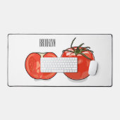 Illustration de dessin sur la tomate (Clavier et souris)
