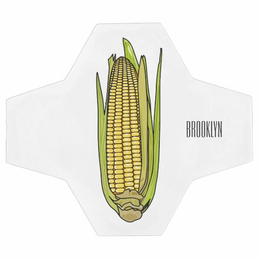 Illustration de dessin sur le maïs (Plat)