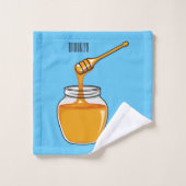 Illustration de dessin sur le miel (Gant de toilette)