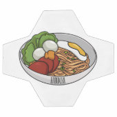 Illustration de dessin sur les nouilles (Plat)
