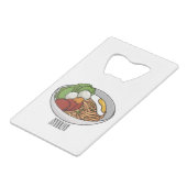 Illustration de dessin sur les nouilles (Devant Angle)