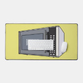 Illustration de dessin sur micro-ondes (Clavier et souris)