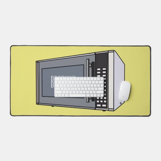 Illustration de dessin sur micro-ondes (Clavier et souris)
